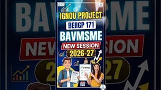 How to make IGNOU BAVMSME Project Proposal or Synopsis |BERGP 171 Synopsis Project Kaise Banaye//