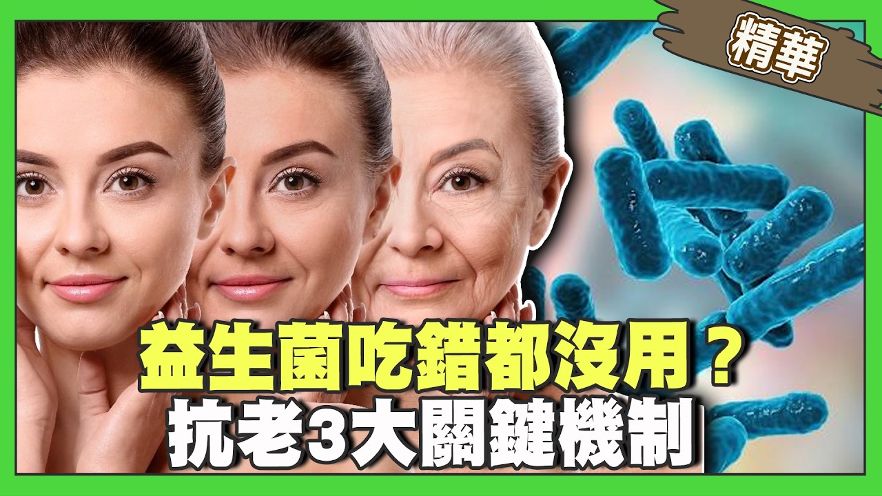 益生菌吃錯都沒用？ 葉黃素吃太多也會變「黃」！？從「腸」計議 告別無效抗老！【精華版】