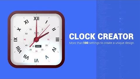 Analog Clock Creator After Effects Templates