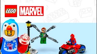 Lego Marvel 76275 motorcycle chase: Spider-Man vs Doc Ock build