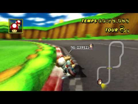 [MKWii TAS]Mario Circuit - 46''682 (Prelim) - ‎