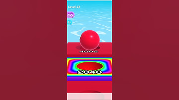 2048 | Ball Run 2048 : 1024 in Red 4096, Rainbow 2048 #ballgamezone #ballrun2048