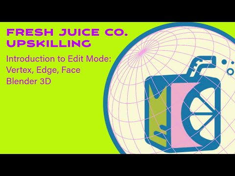 Blender 3D - Edit Mode - Introducing Vertex, Edges, and Faces