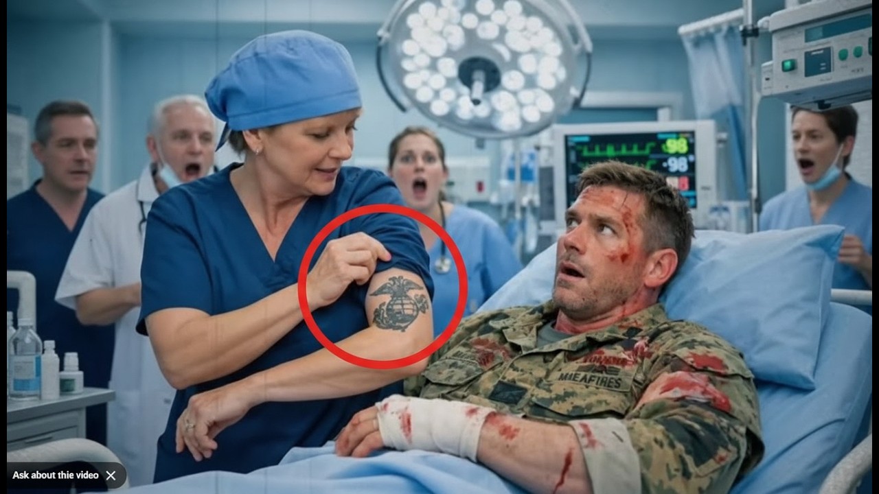 Marine Commander Refused Help — Until the Nurse Revealed Her Unit Tattoo 🔥