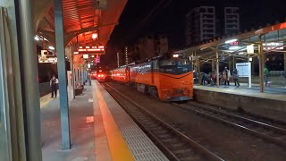 12/3 521次 E238鳴日+回送客廳車 竹南進站（險交136次普悠瑪）
