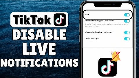 How To Disable Live Notifications On TikTok | iOS & Android