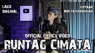 Anjar Boleaz - Runtag Cimata (Official Lyrics Video)