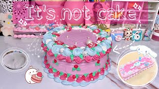 @ADscharms  How to make Fake Cake Box (0.1) 🎀🧁 #fakecake #diy #asmr #aesthetic