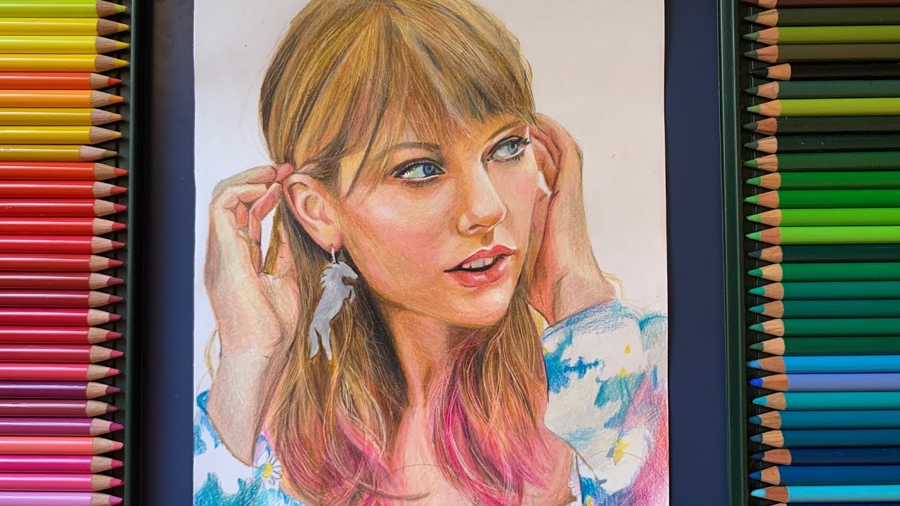 SanilArtist - Drawing Taylor Swift. Taylor Swift . Pencil: Faber