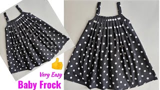 Very Easy Yoke Baby Frock Cutting And Stitching For 2-3 Year Baby Frock Cutting And Stitching