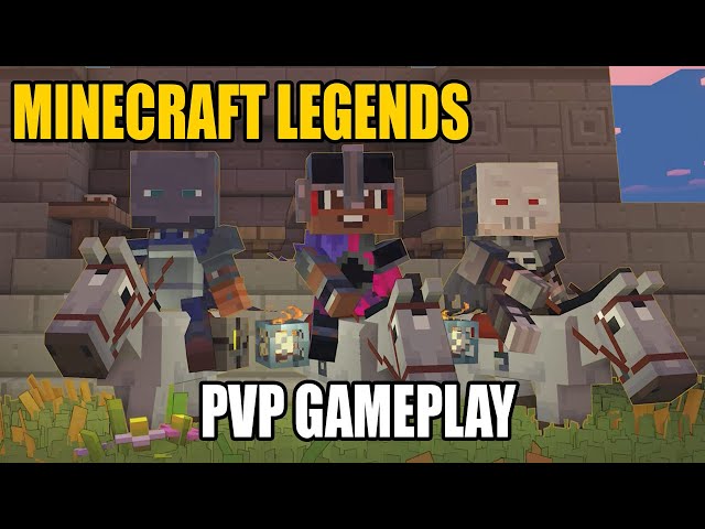 Review] Minecraft Legends multiplayer PVP mode gameplay