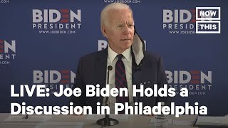 Joe Biden Hosts a Roundtable Discussion in Philadelphia, PA | LIVE | NowThis