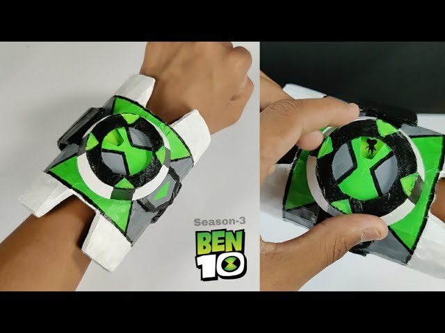 All New Best DIY BEN 10 OMNITRIX  How To Make Alien Watch with Interface &  More +FREE TEMPLATE 