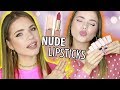 LOREAL NUDE LIPSTICKS TESTEN! ∙ Swatches + review | Kristina K ❤