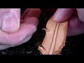 Making a leather feather pt 2