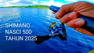 Game dog technique, catches fish beyond the tackle spec. Shimano Nasci 500 year 2025