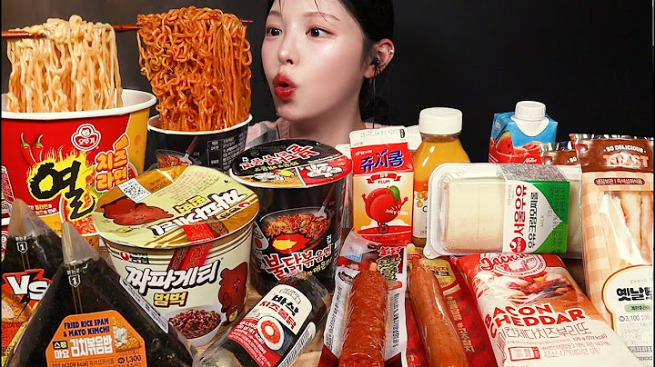 Convenience Store Mukbang! Buldak Ramen, Sausage, Pizza & Dessert | ASMR
