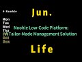 Noohle lowcode platform a tailormade management solution