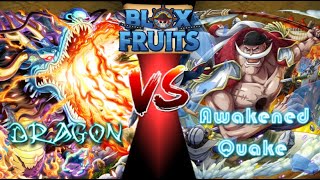 Blox Fruits Fights  String vs Awakened Quake 