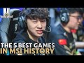 What are the 5 best games in the history of msi