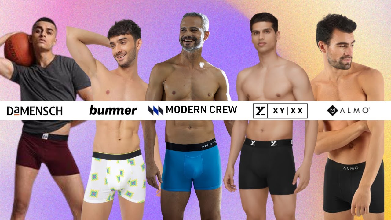 DAMENSCH vs XYXX vs MODERN CREW vs BUMMER vs ALMO  BEST UNDERWEAR BRAND IN  INDIA FOR MEN 2023 