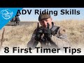 8 tips for first time and new adventure riders