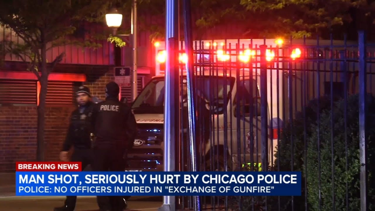 Man seriously hurt in shootout with CPD officers in South Chicago - YouTube