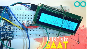 Arduino ile RTC’siz Dijital Saat ve Tarih Ekranı Yapımı