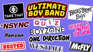 Ultimate One Direction Take That Busted Westlife McFly Music Quiz Trivia Boy Band Music Quiz