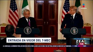 ¿Qué implicó la entrada en vigor del T-MEC este 2020? | Noticias con Francisco Zea