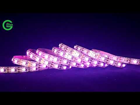 WS2812B inside IC DC5V  144leds/m  muisc led strip