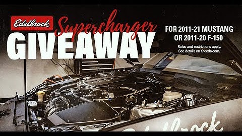 Enter To WIN An Edelbrock Supercharger For Your #Mustang Or #F150!