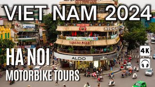 Hanoi City Morning Commute | 4K Motorbike Ride | LIFE IN VIETNAM 2024