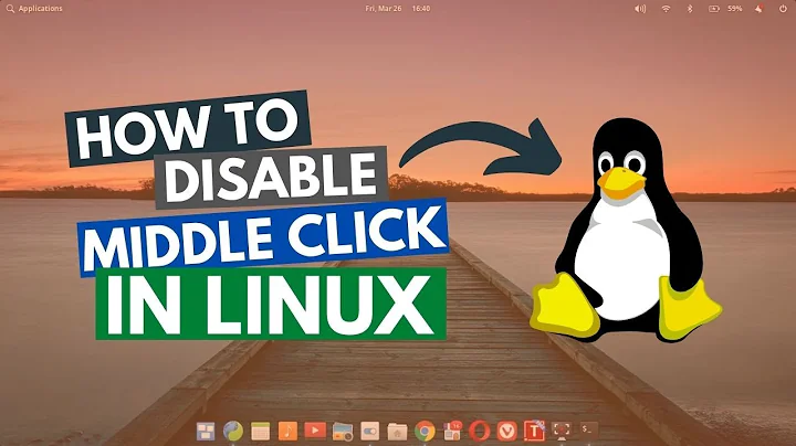How to Disable Middle Click in Linux (Touchpad and Mouse Middle Click Paste) in Hindi