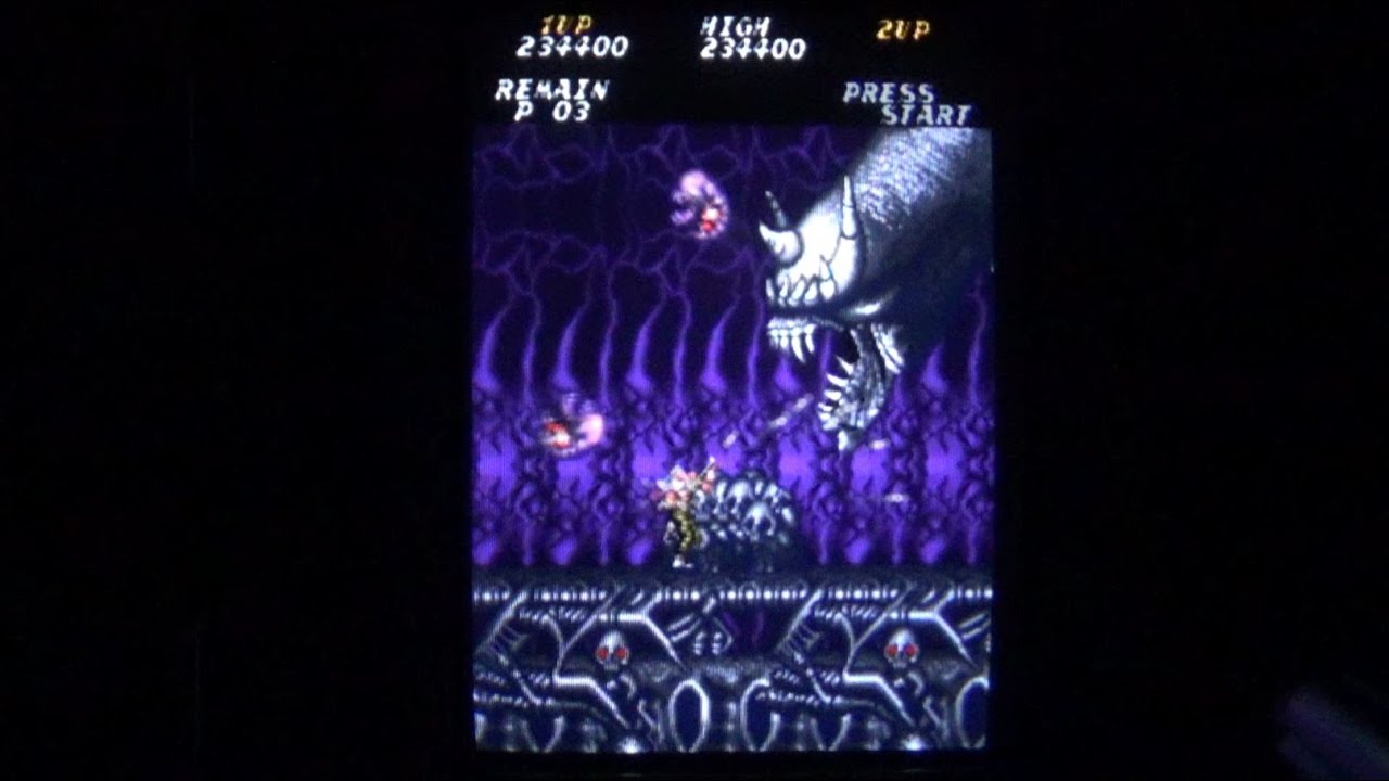 Contra - 1CC - Arcade PS2 CRT Gaming (15khz setup)