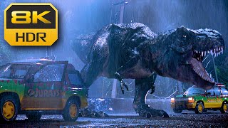 T-Rex Entry Scene (Jurassic Park) ● 8K HDR ● DTS X Resimi