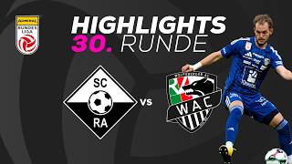 SCR Altach - RZ Pellets WAC 30. Runde ADMIRAL Bundesliga 2025/26