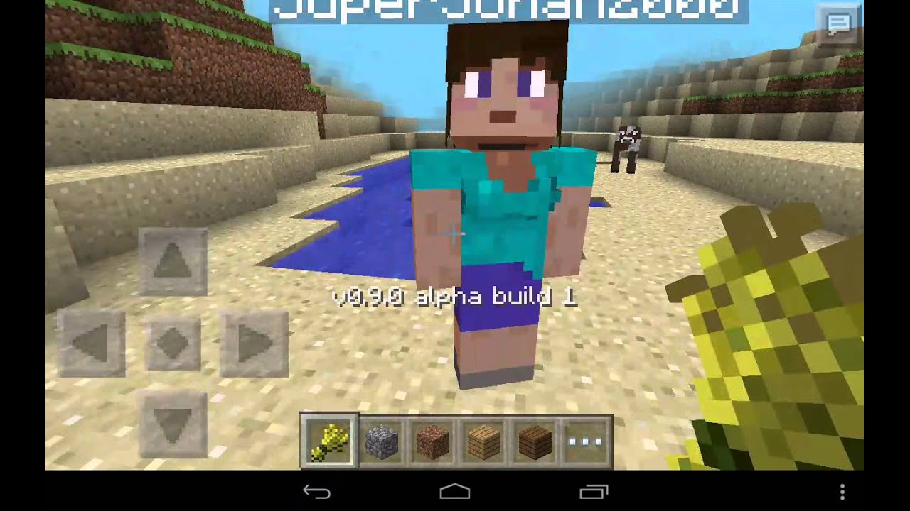 Realms in Minecraft PE 0.9.0 build 1 with Johan - YouTube