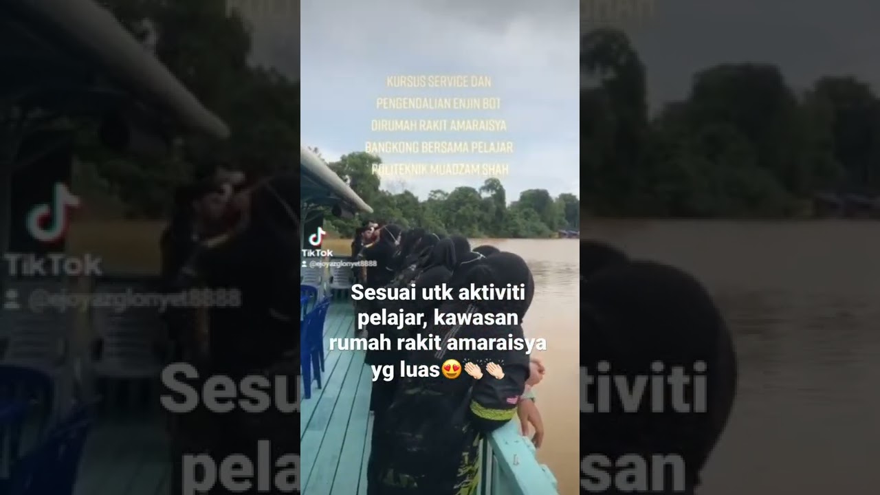 Aktiviti pelajar politeknik muadzam shah di rumah rakit amaraisya