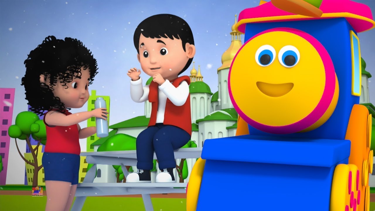 Bob Zug um die Welt | Reime in Deutsch | Bob Zuglied | Kinderreime | Bob Train Around The World