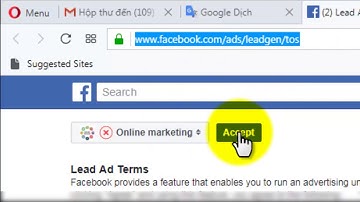 How to accept the Facebook
