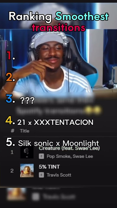 Ranking The Smoothest Transition #top5 #music