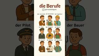 Learn German Professions 👔 | A1–A2 Vocabulary | Berufe auf Deutsch (Part 2)