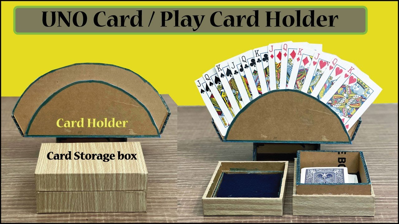 How to make UNO card holder