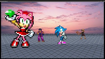 Super Smash Flash 2: Project B: Playing as Amy Rose