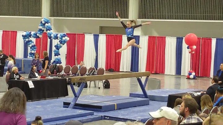 Xcel Platinum MN State 2022 - beam first place