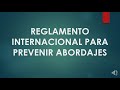 Reglamento internacional para prevenir abordajes