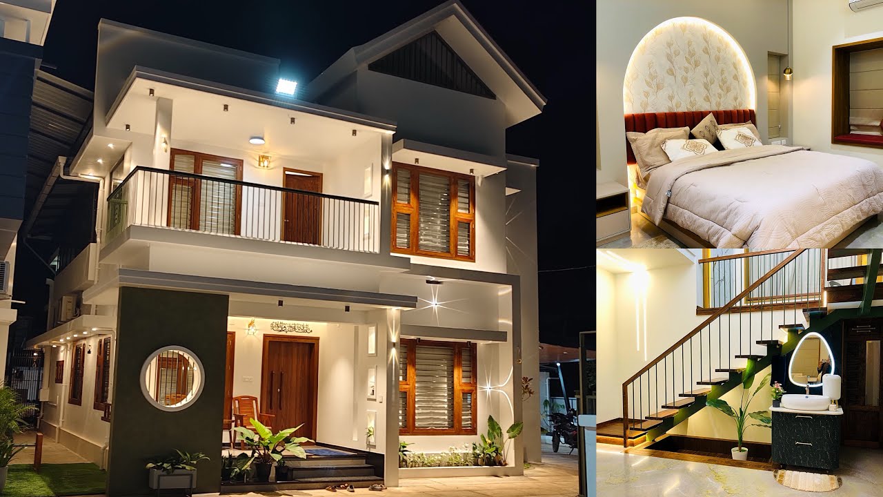 Home tour|2213sqft|8cent|10lakh interior|