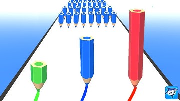 Crayon Rush 3D  🔴✔️🔵 MAX LEVEL Gameplay Walkthrough Android, iOs NEW UPDATE