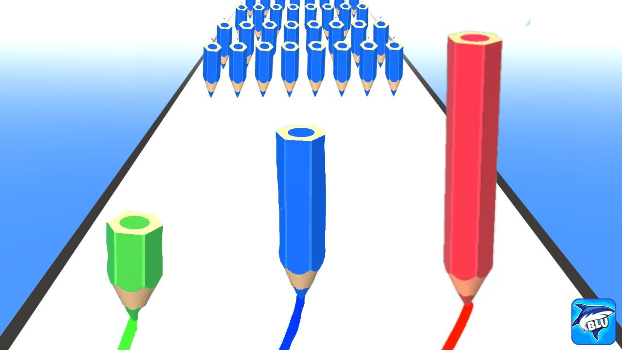 Crayon Rush 3D  🔴✔️🔵 MAX LEVEL Gameplay Walkthrough Android, iOs NEW UPDATE